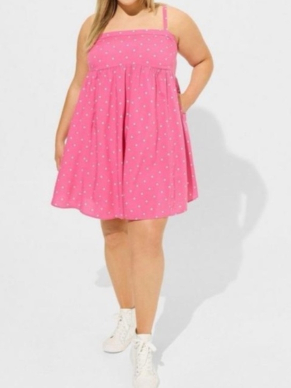 torrid Pink Polka Dot Sundress